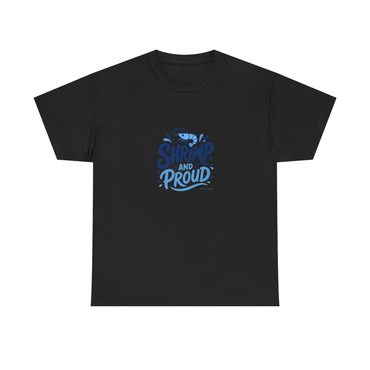 Hololive EN "SHRIMP AND PROUD" Unisex Tee - alternate angle 3, merchandise