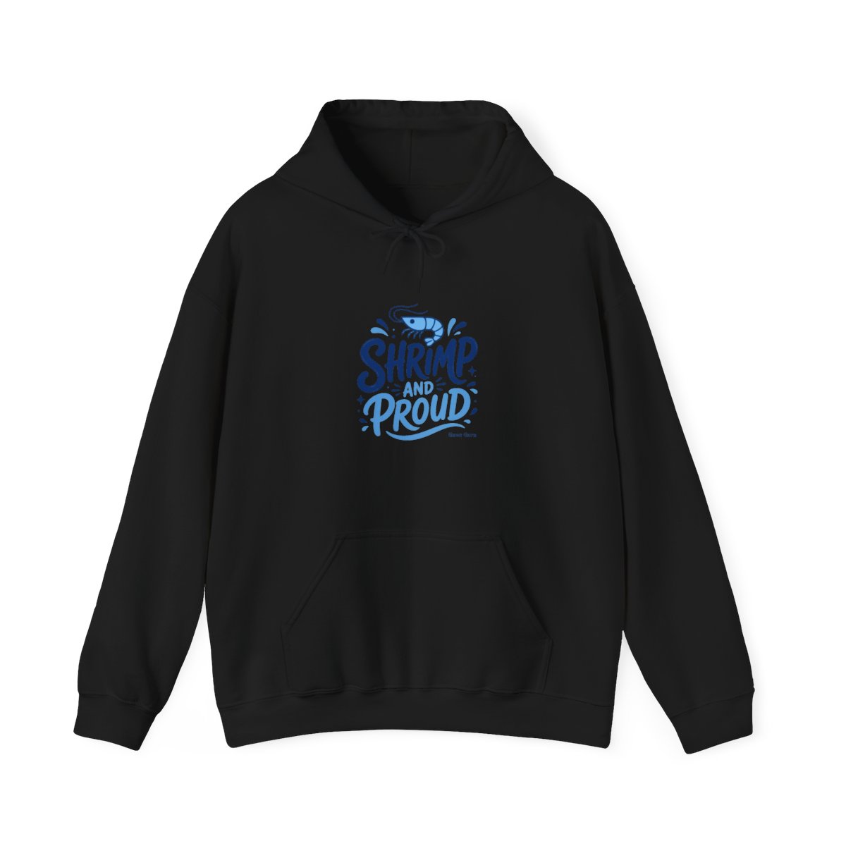 Hololive EN "SHRIMP AND PROUD" Hoodie - alternate angle 2, merchandise