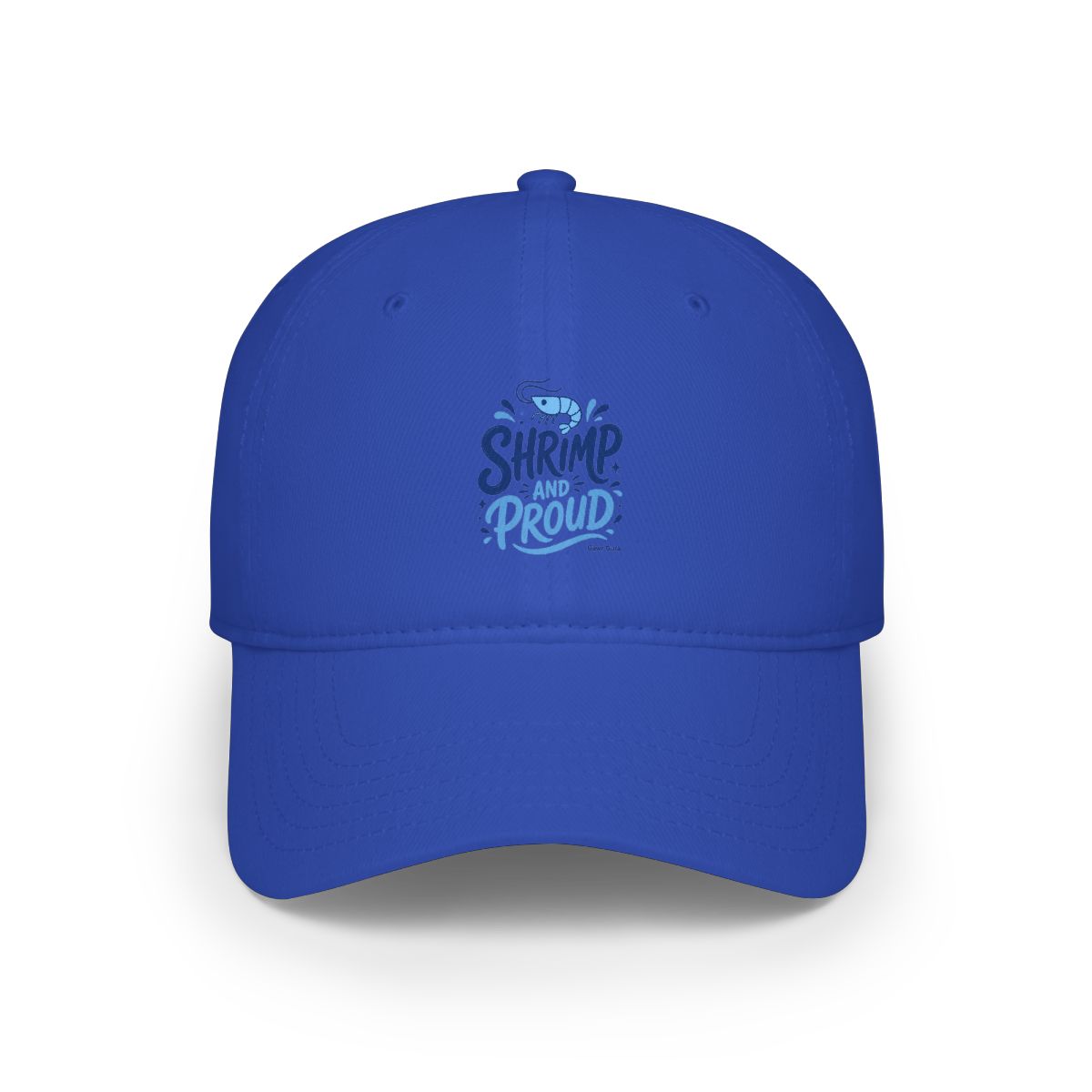 Hololive EN "SHRIMP AND PROUD" Hat - alternate angle 2, merchandise
