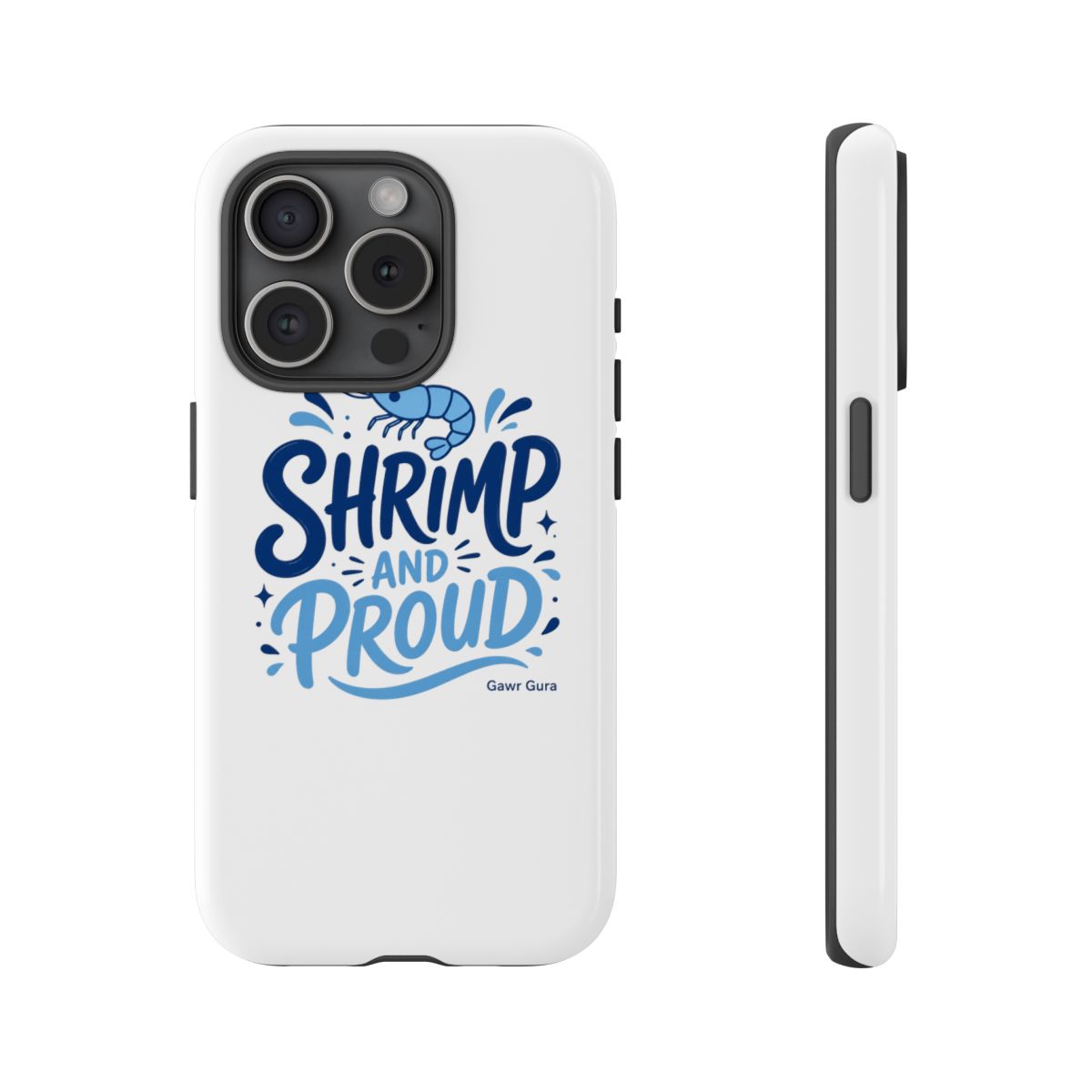 Hololive EN "SHRIMP AND PROUD" Phone Case - alternate angle 4, merchandise