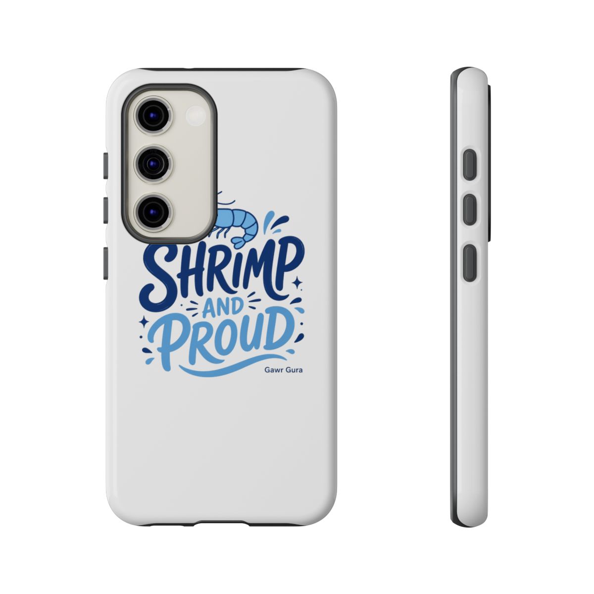 Hololive EN "SHRIMP AND PROUD" Phone Case - alternate angle 2, merchandise