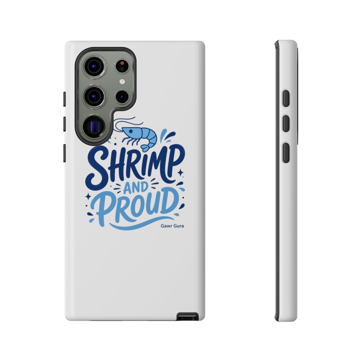 Hololive EN "SHRIMP AND PROUD" Phone Case - alternate angle 3, merchandise