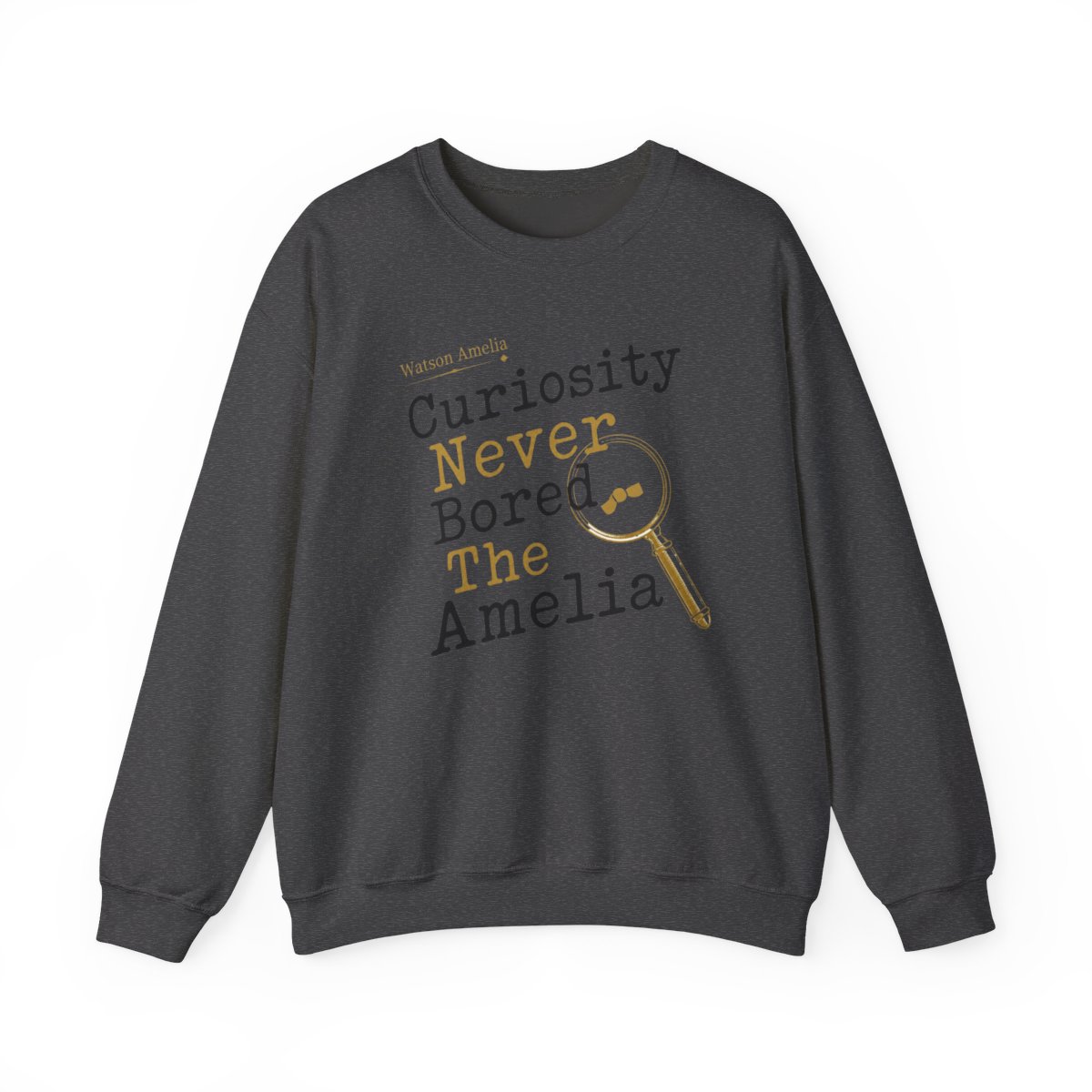 Hololive EN "Curiosity Never Bored The Amelia" Crewneck