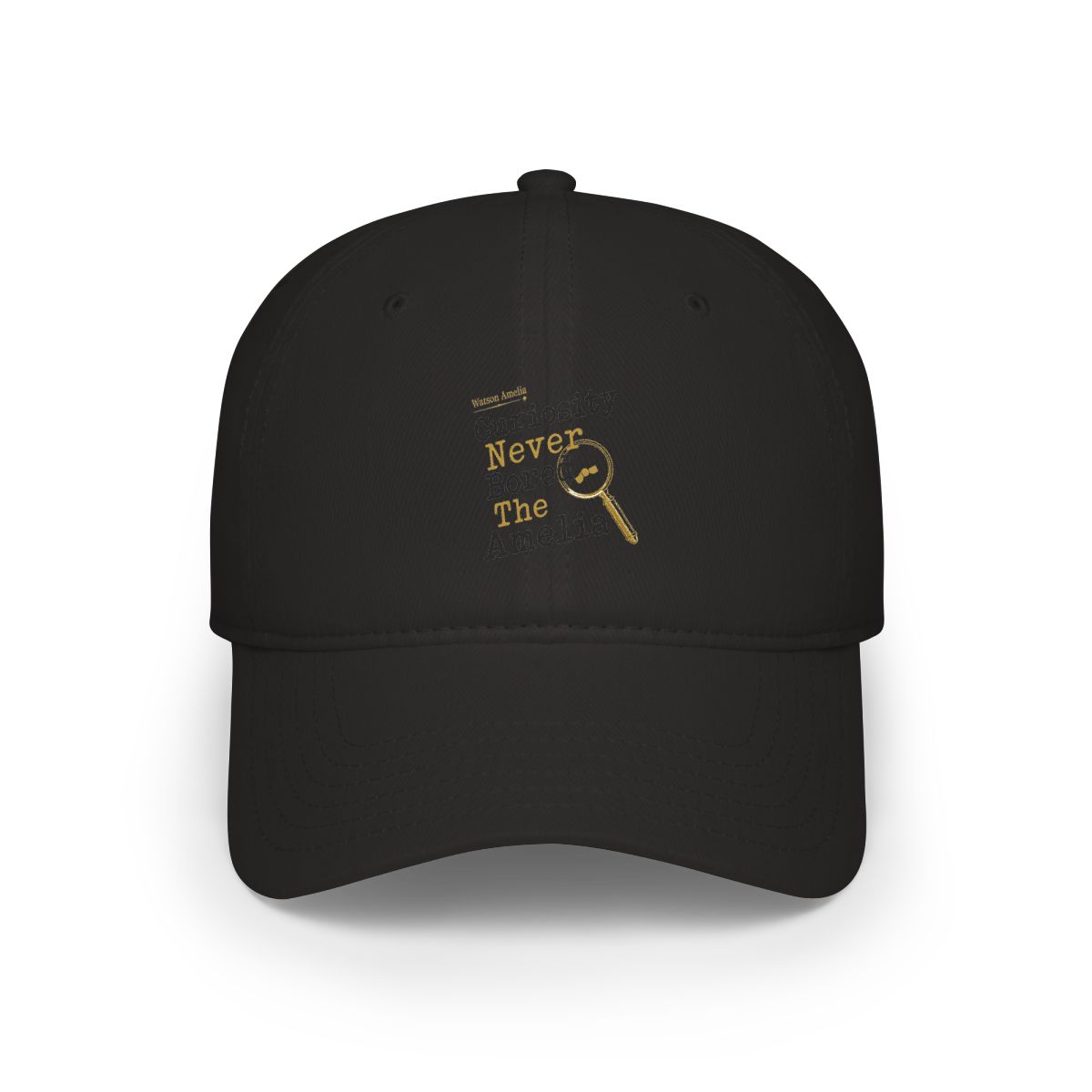 Hololive EN "Curiosity Never Bored The Amelia" Hat - alternate angle 2, merchandise