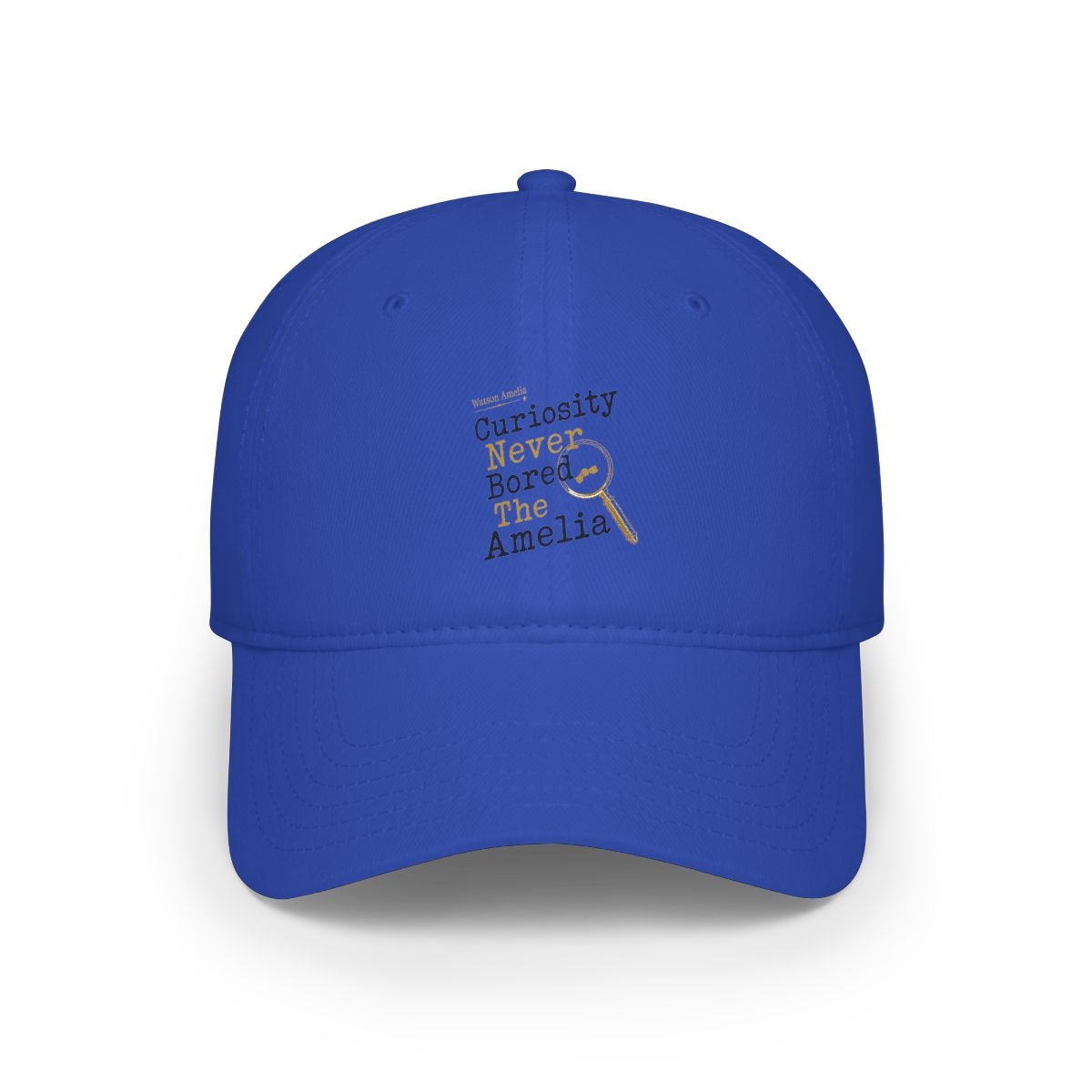 Hololive EN "Curiosity Never Bored The Amelia" Hat - alternate angle 5, merchandise