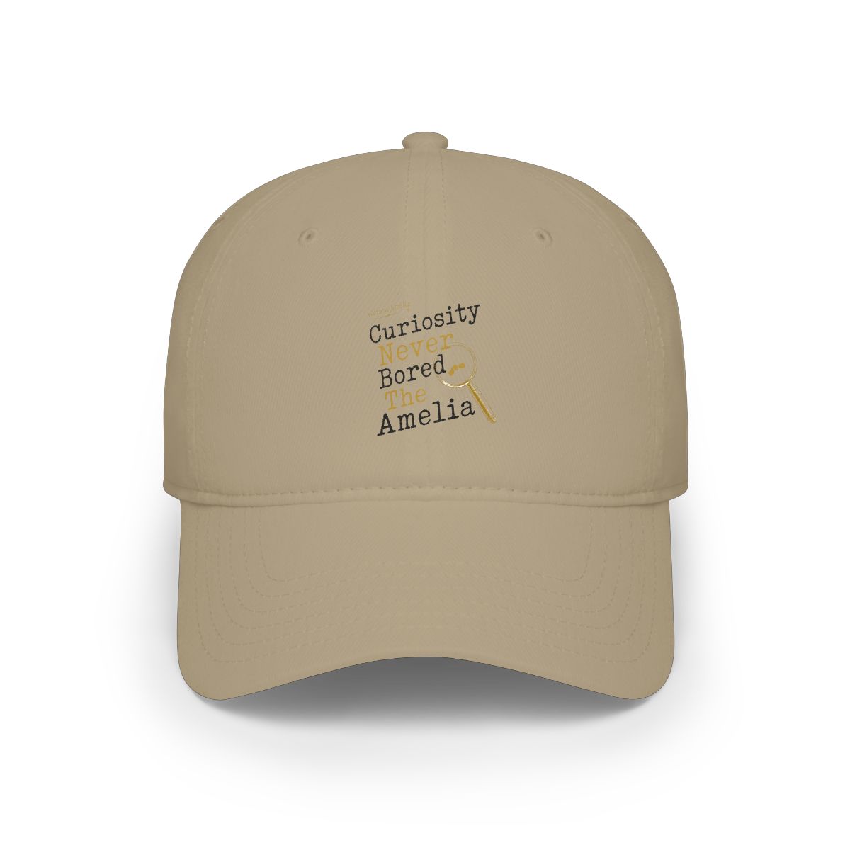 Hololive EN "Curiosity Never Bored The Amelia" Hat - alternate angle 3, merchandise