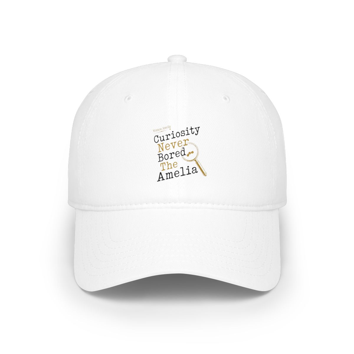 Hololive EN "Curiosity Never Bored The Amelia" Hat - alternate angle 5, merchandise