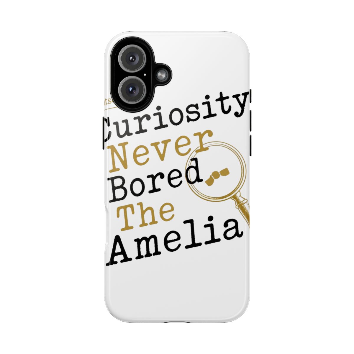 Hololive EN "Curiosity Never Bored The Amelia" Phone Case