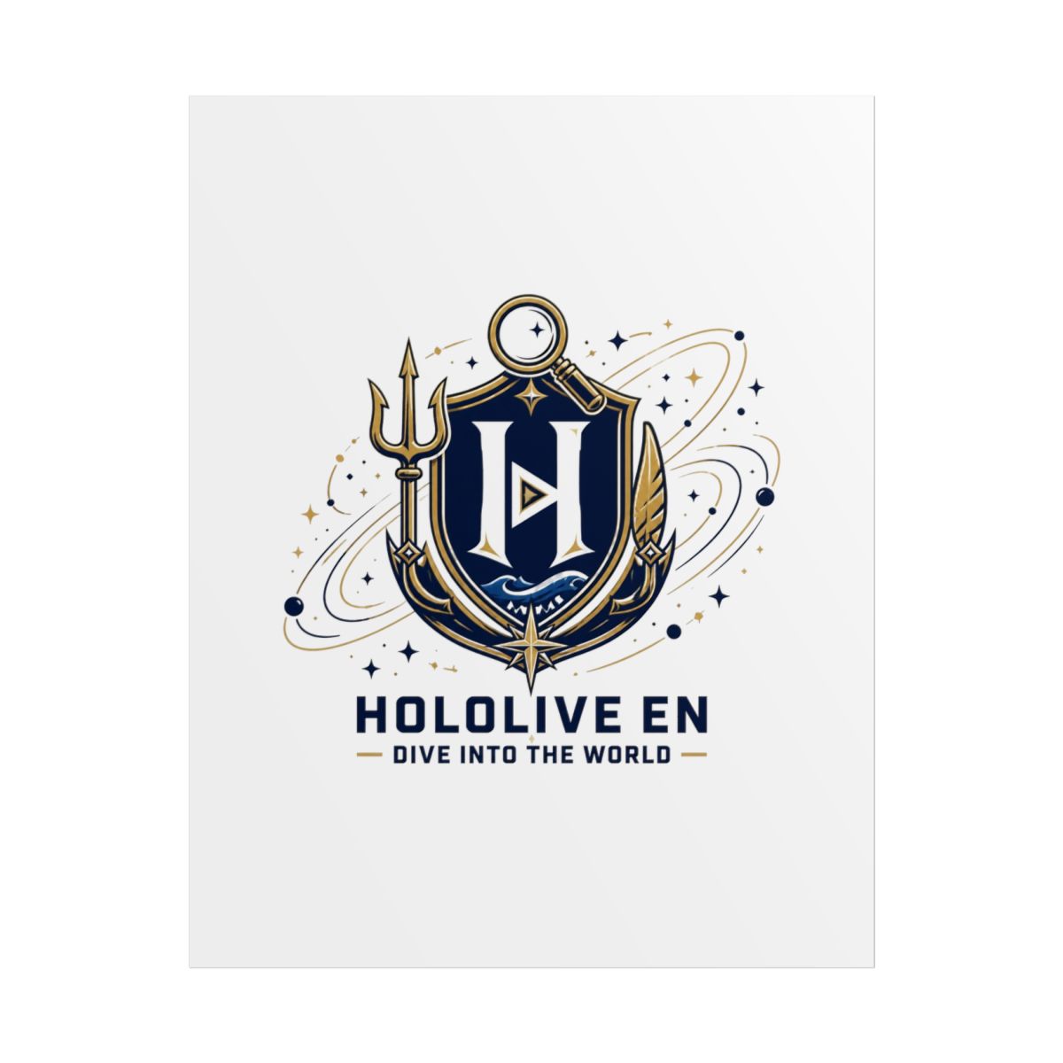 Hololive EN "Hololive EN - Dive into the World" Poster - alternate angle 1, merchandise