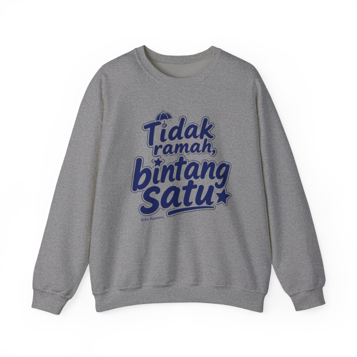 Kobo Kanaeru "Tidak ramah, bintang satu" Crewneck