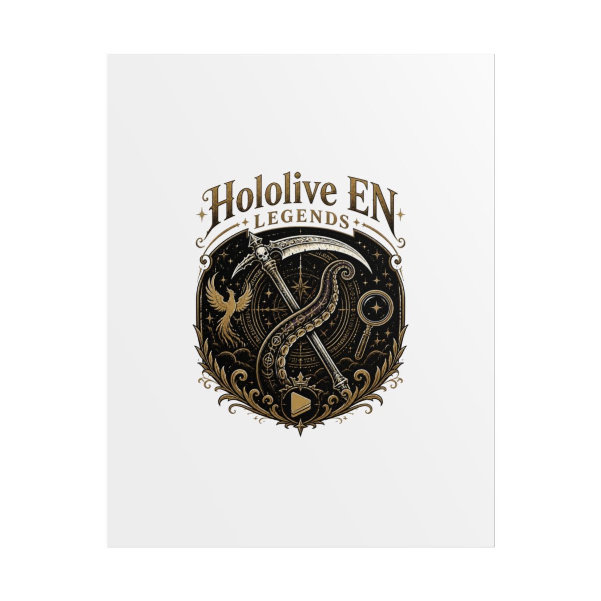 Hololive EN "Hololive EN Legends" Poster - alternate angle 1, merchandise