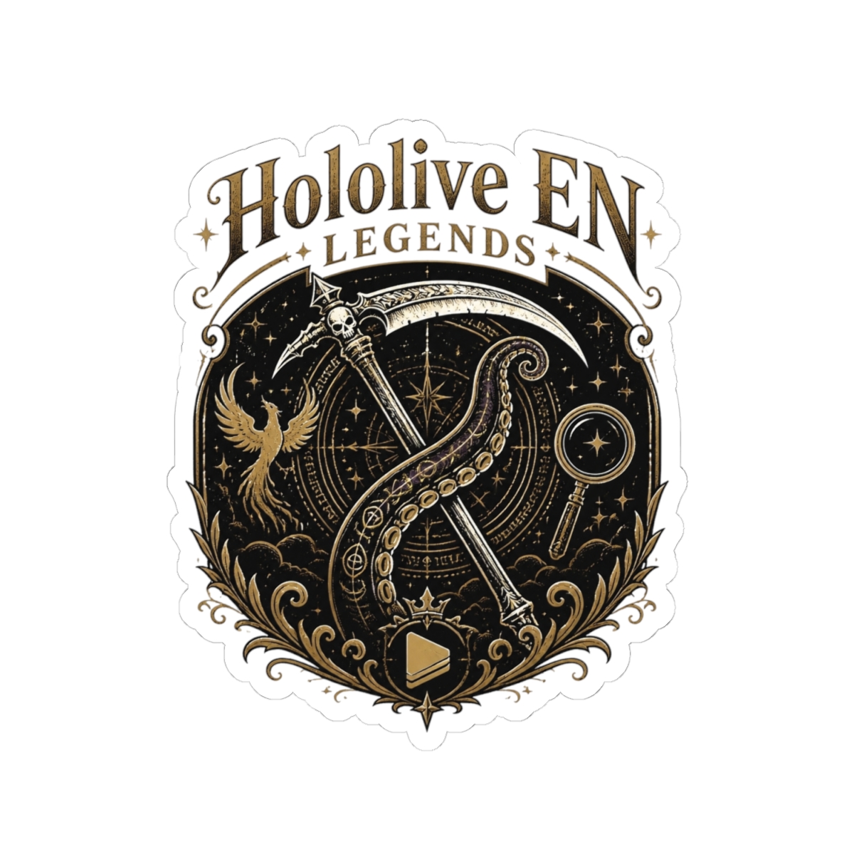 Hololive EN "Hololive EN Legends" Sticker - alternate angle 5, merchandise