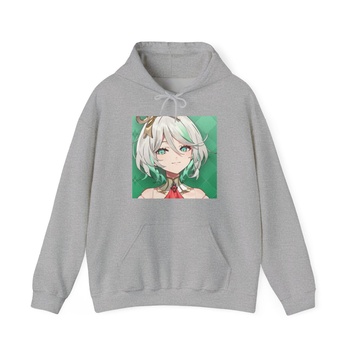 Hololive Emerald Green Hoodie - alternate angle 3, merchandise
