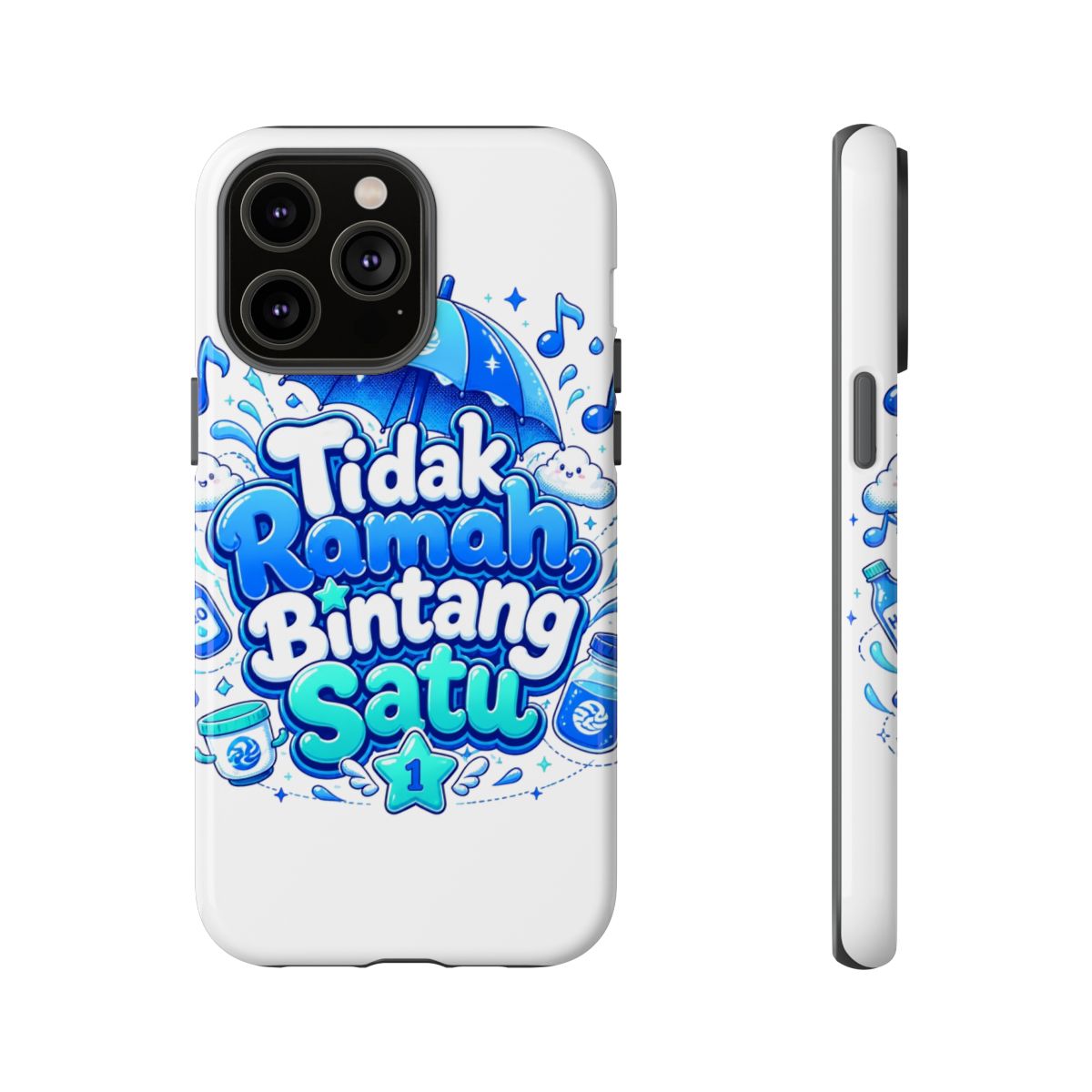 Kobo Kanaeru "Tidak Ramah, Bintang Satu" Phone Case - alternate angle 3, merchandise