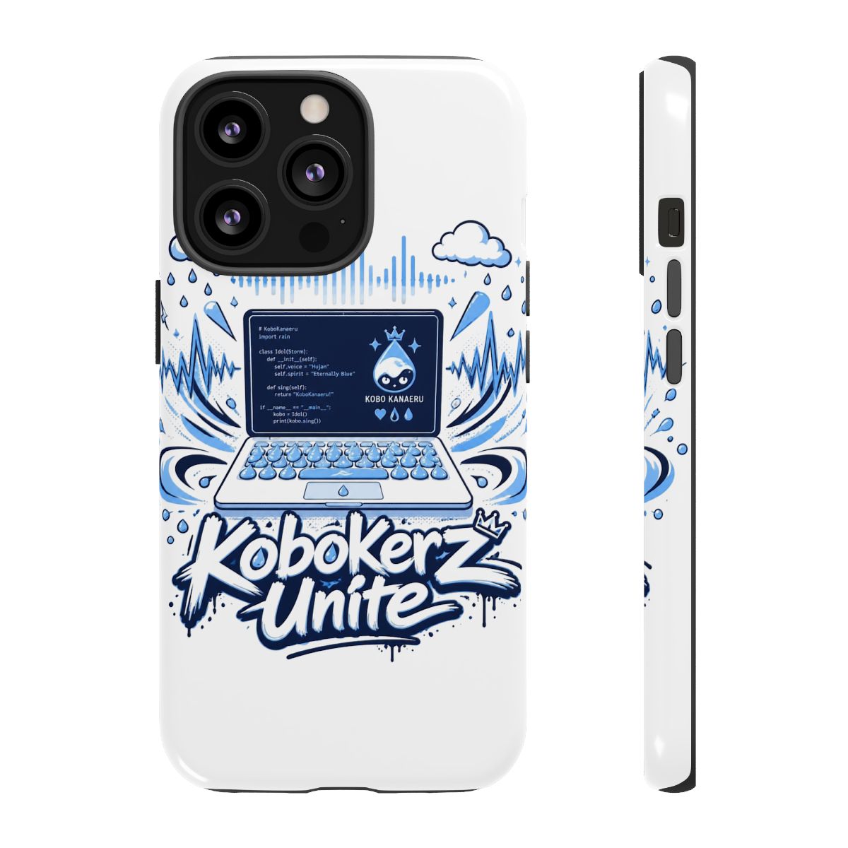 Kobo Kanaeru "Kobokerz Unite" Phone Case - alternate angle 1, merchandise