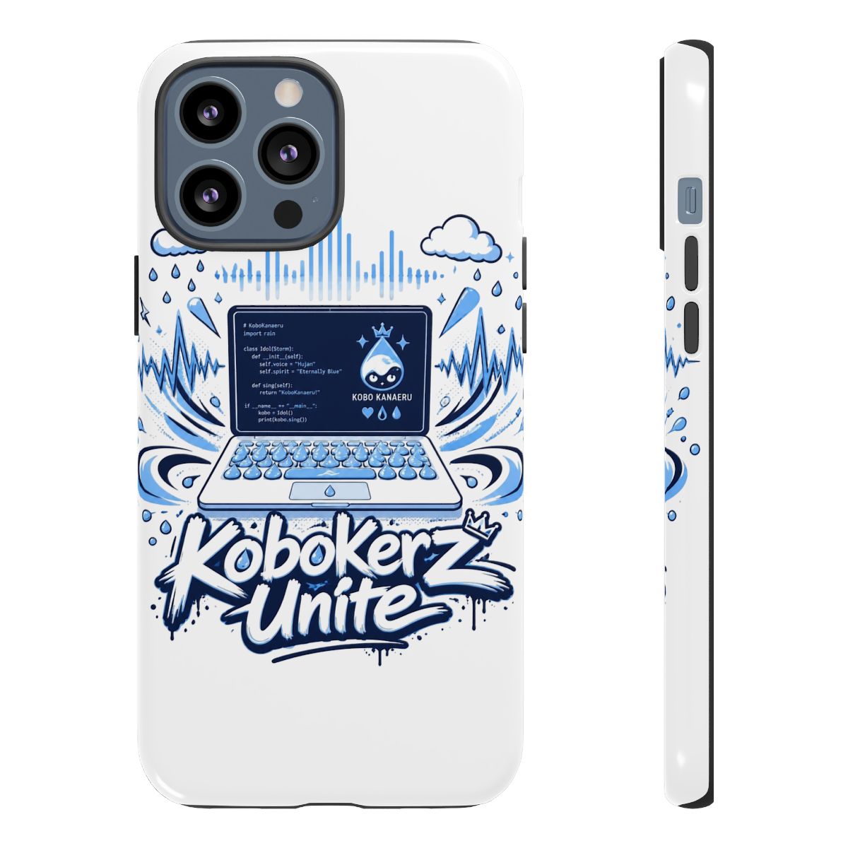 Kobo Kanaeru "Kobokerz Unite" Phone Case - alternate angle 2, merchandise