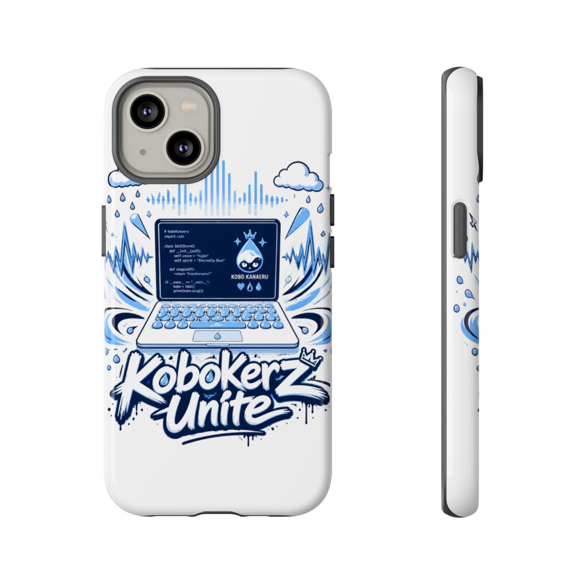 Kobo Kanaeru "Kobokerz Unite" Phone Case - alternate angle 3, merchandise