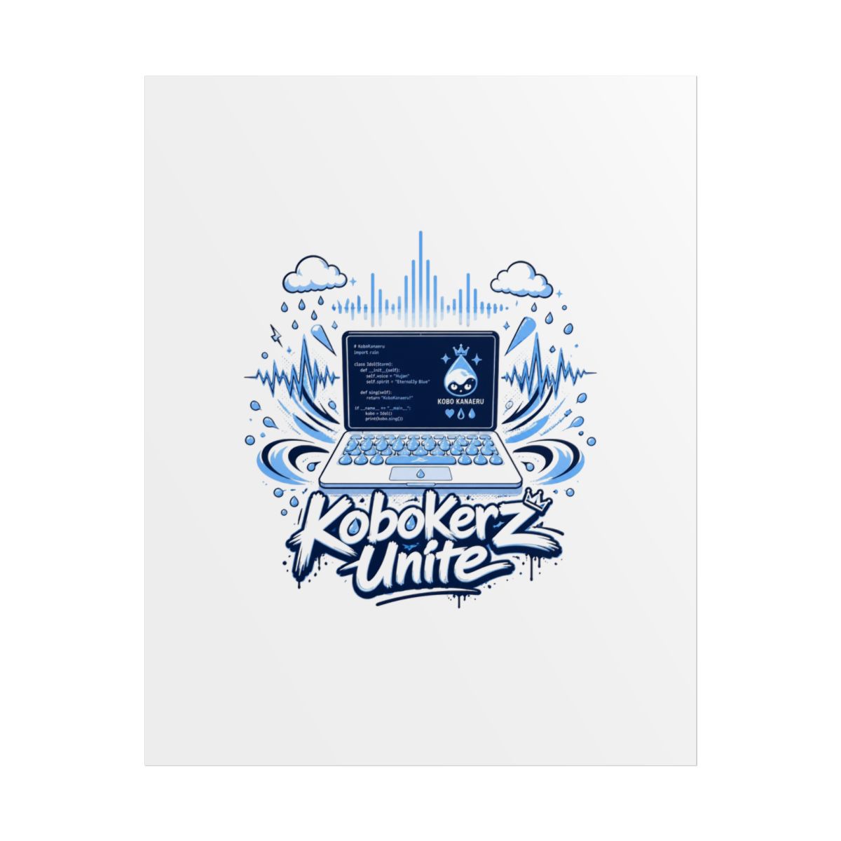 Kobo Kanaeru "Kobokerz Unite" Poster - Official Posters & Wall Art merchandise
