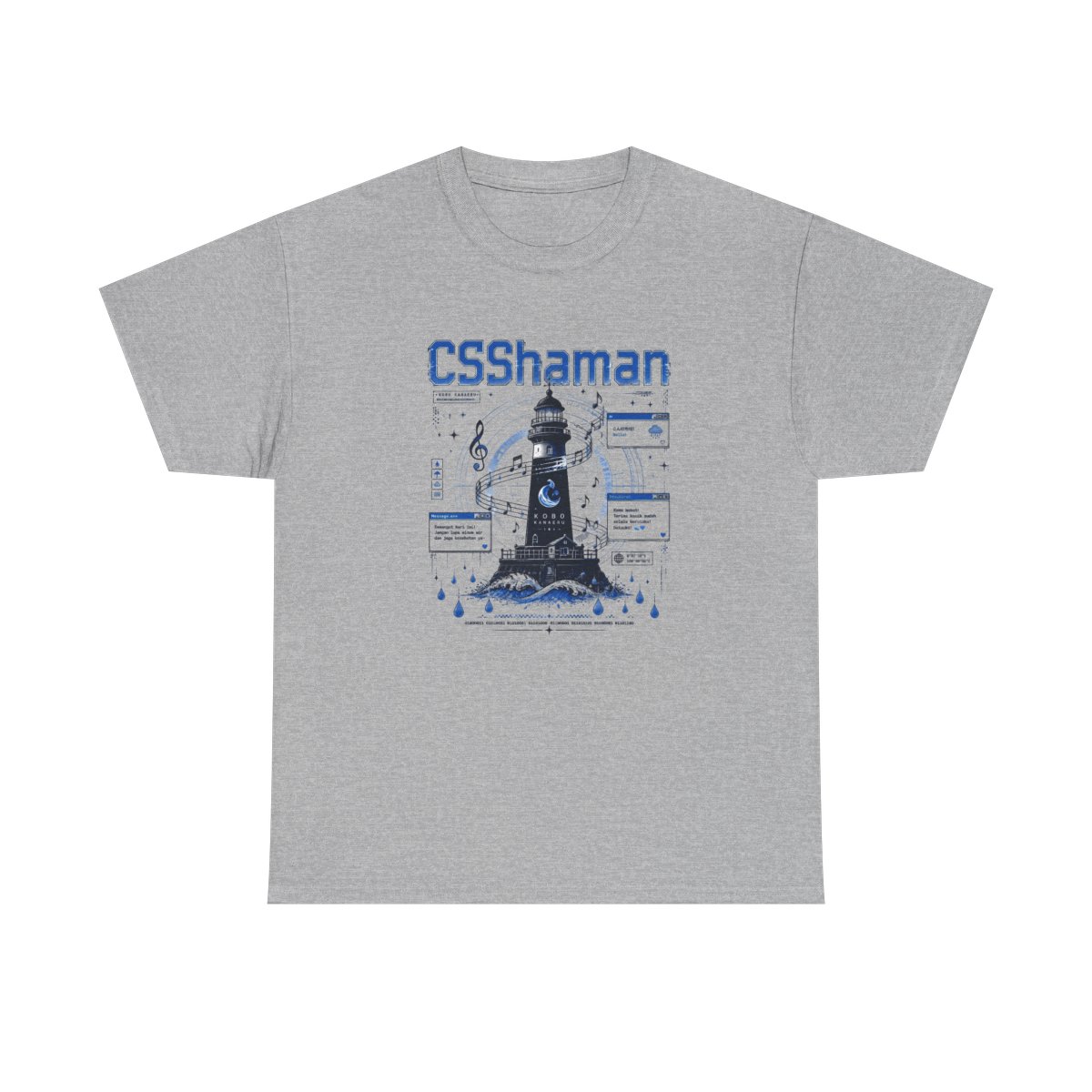 Kobo Kanaeru "CSShaman" Unisex Tee - alternate angle 2, merchandise