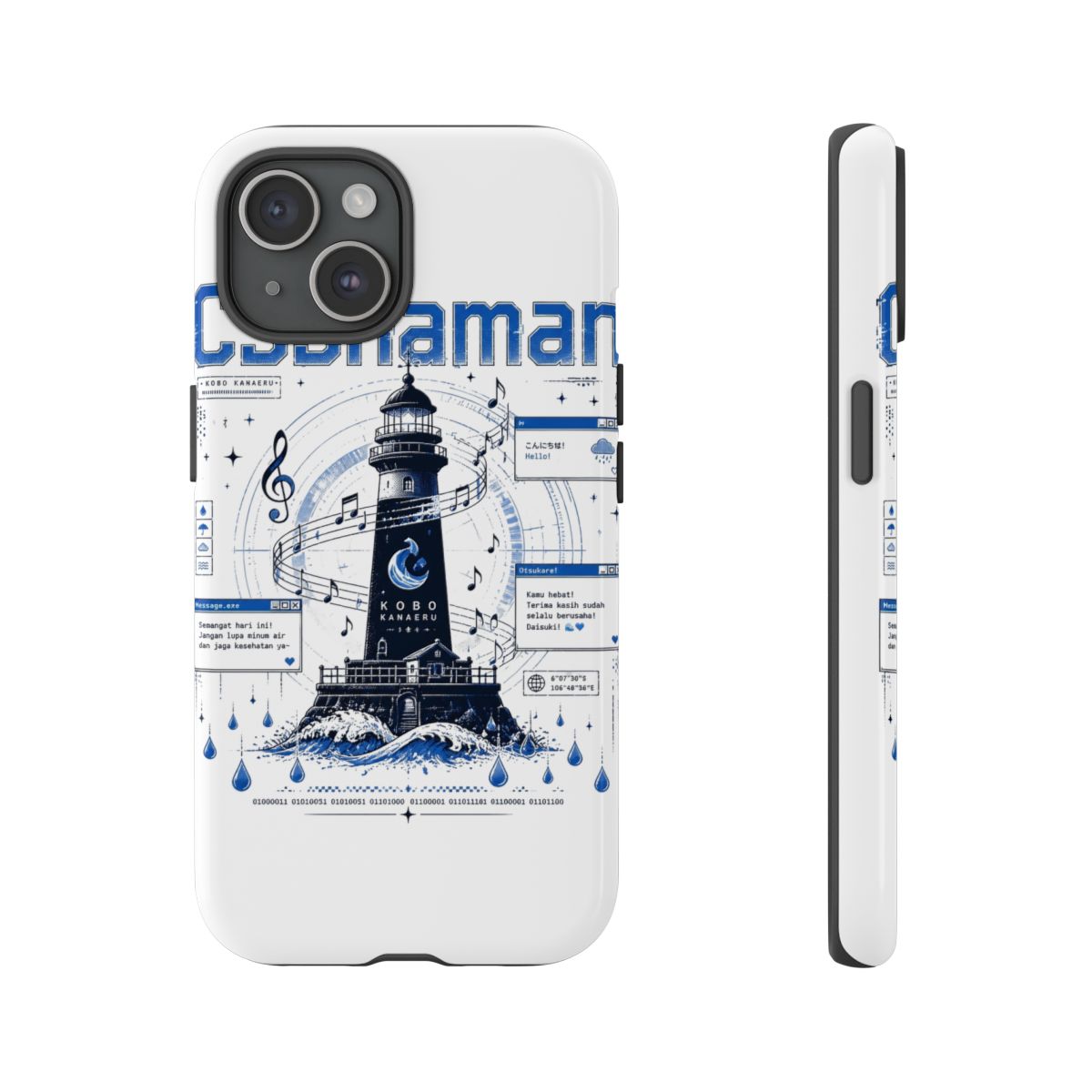 Kobo Kanaeru "CSShaman" Phone Case - alternate angle 5, merchandise