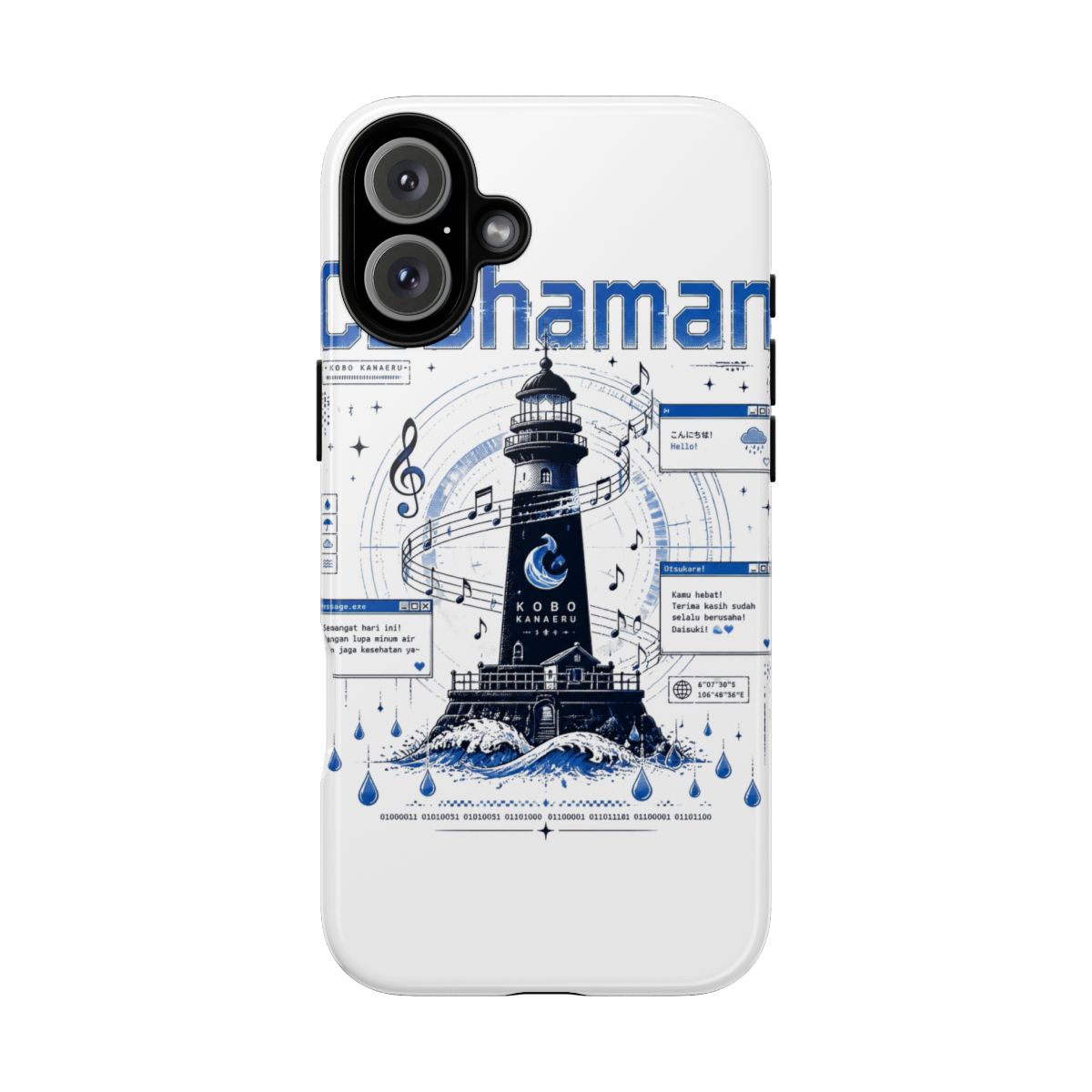 Kobo Kanaeru "CSShaman" Phone Case - alternate angle 1, merchandise