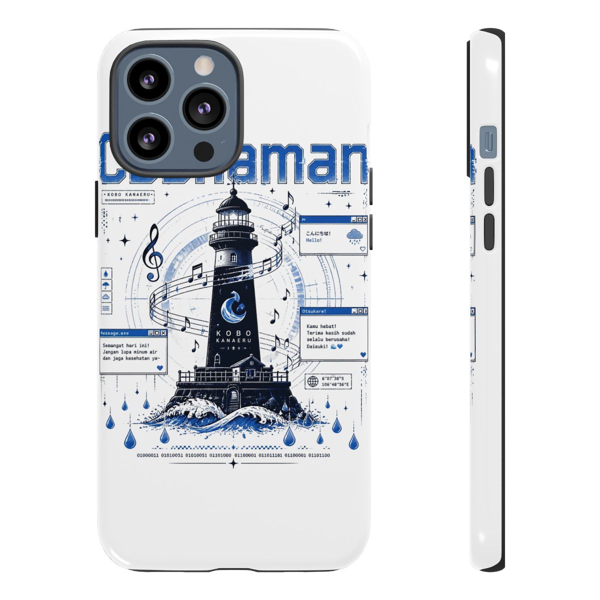 Kobo Kanaeru "CSShaman" Phone Case - alternate angle 3, merchandise