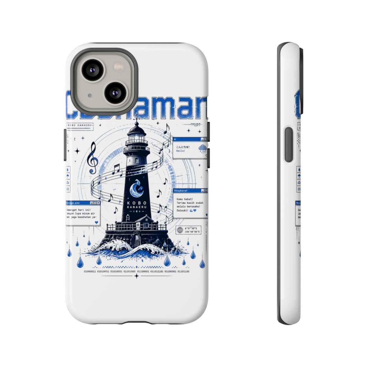 Kobo Kanaeru "CSShaman" Phone Case - alternate angle 2, merchandise