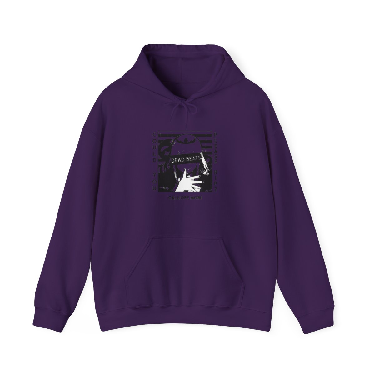 Calliope Mori Glitched Hoodie | Hololive EN - alternate angle 5, merchandise
