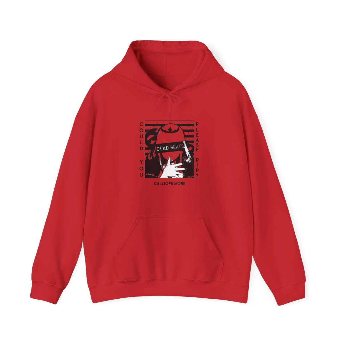 Calliope Mori Glitched Hoodie | Hololive EN - alternate angle 5, merchandise
