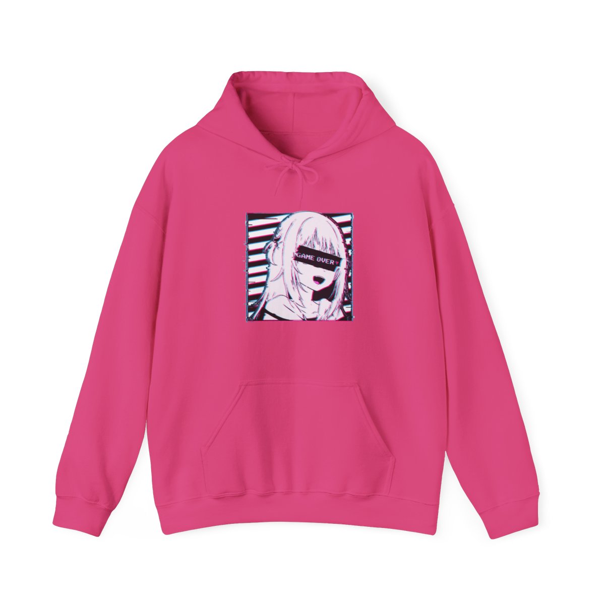 Gawr Gura Hololive En Glitched Hoodie - alternate angle 4, merchandise