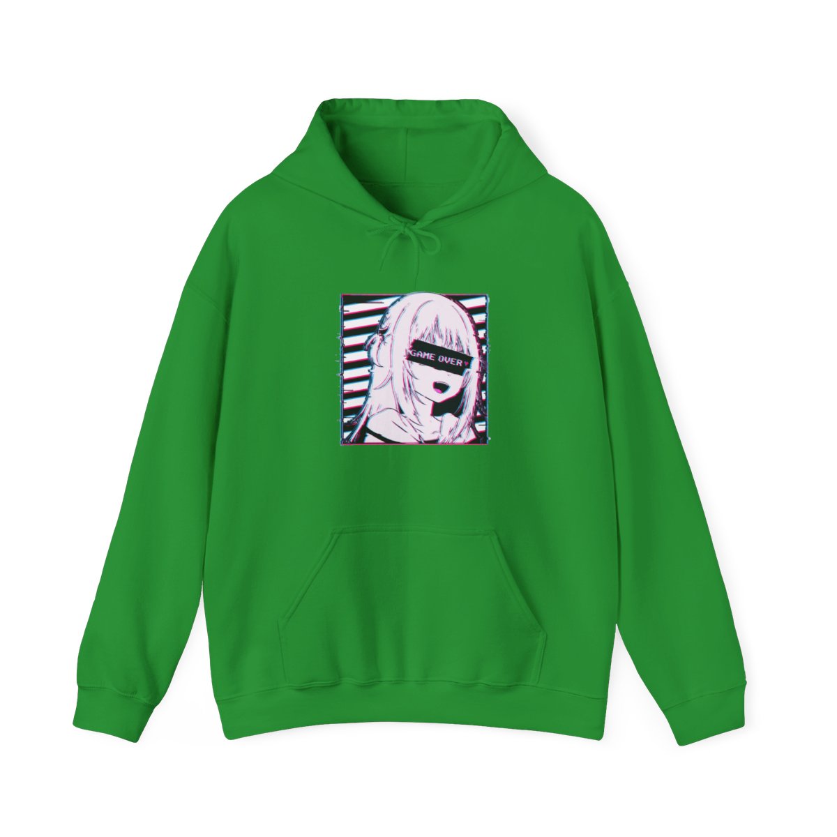Gawr Gura Hololive En Glitched Hoodie - alternate angle 4, merchandise