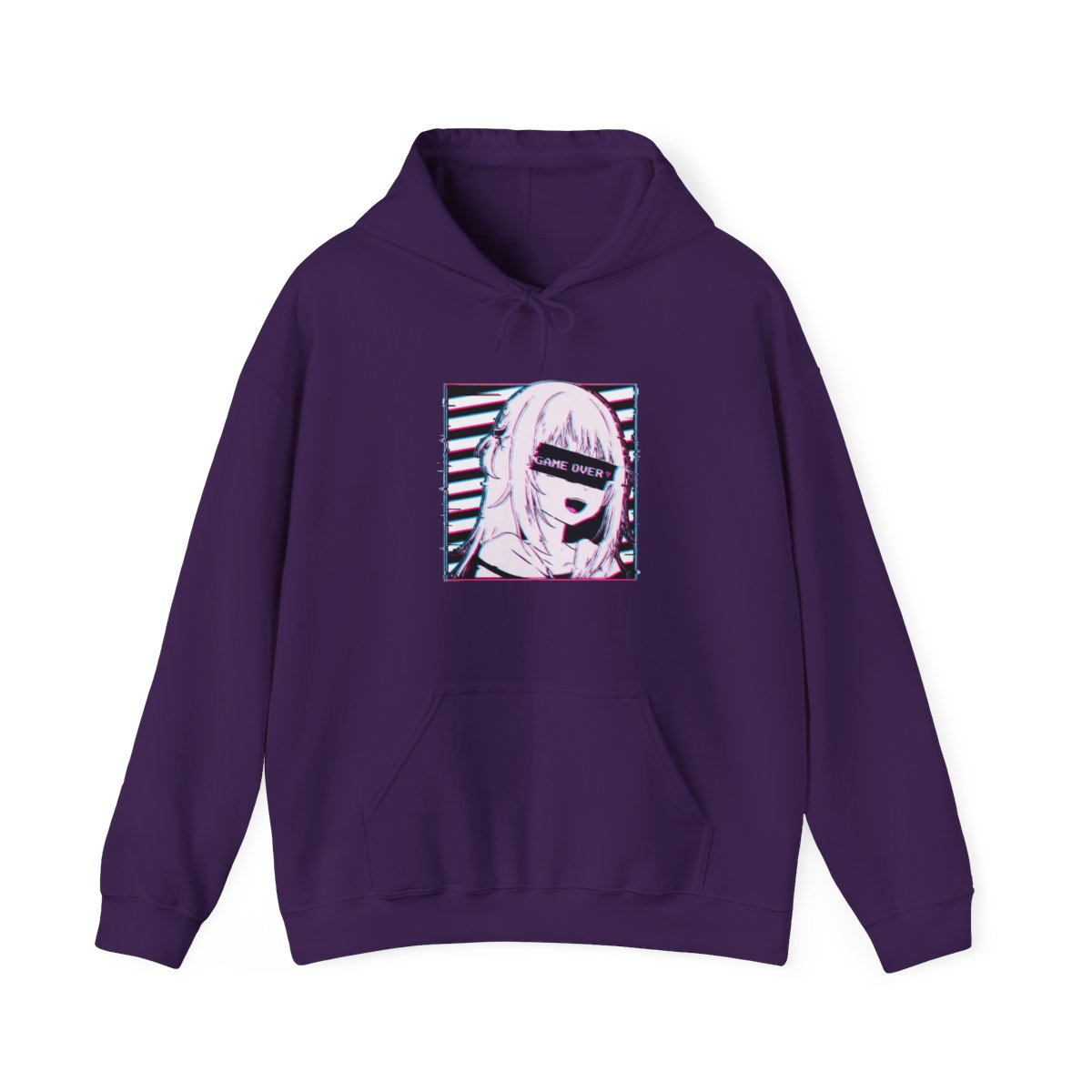 Gawr Gura Hololive En Glitched Hoodie - alternate angle 5, merchandise