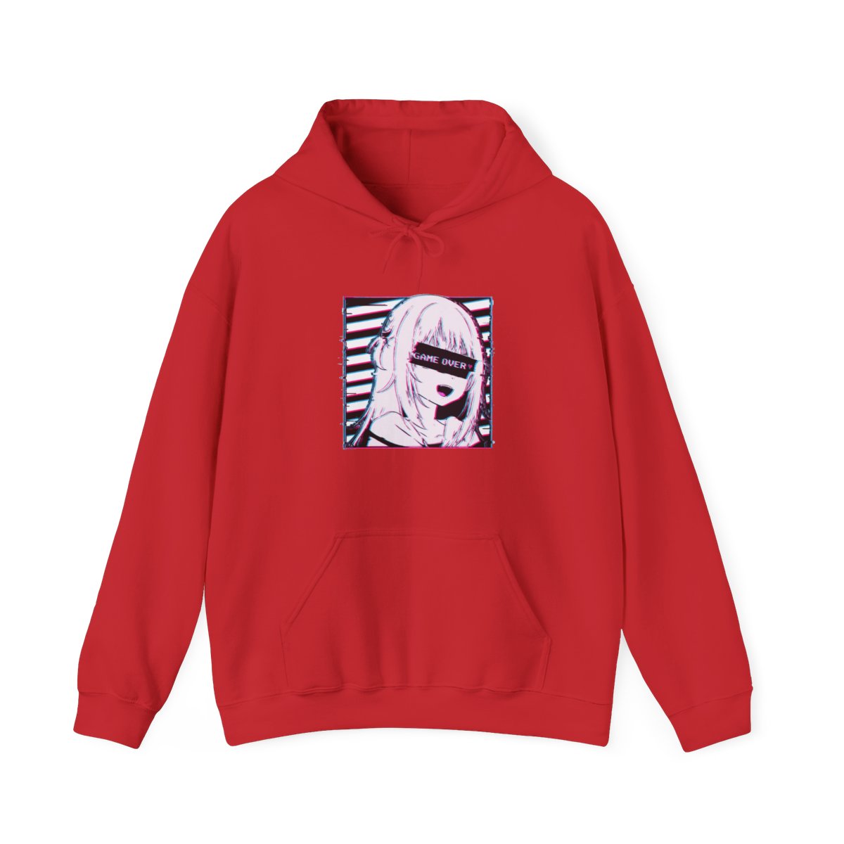 Gawr Gura Hololive En Glitched Hoodie - alternate angle 2, merchandise
