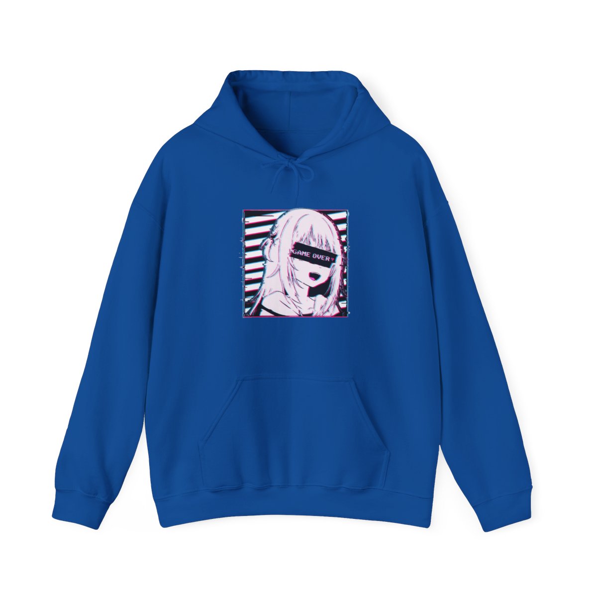 Gawr Gura Hololive En Glitched Hoodie - alternate angle 5, merchandise