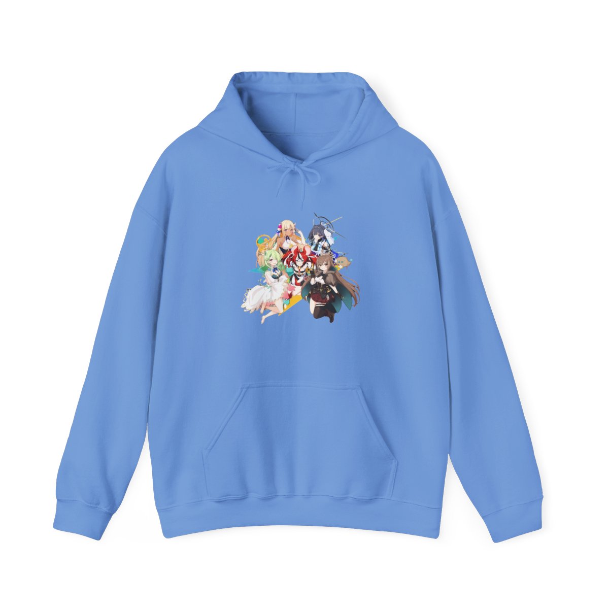 Hololive EN - All Hololive Council (Hakos Baelz, Nanashi Mumei, Tsukumo Sana, Ceres Fauna, Ouro Kronii) Hoodie - alternate angle 5, merchandise