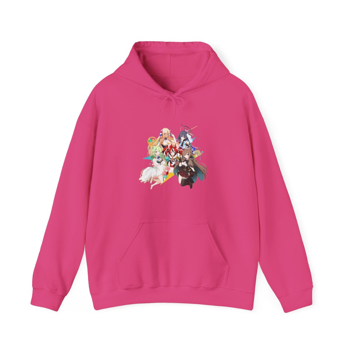 Hololive EN - All Hololive Council (Hakos Baelz, Nanashi Mumei, Tsukumo Sana, Ceres Fauna, Ouro Kronii) Hoodie
