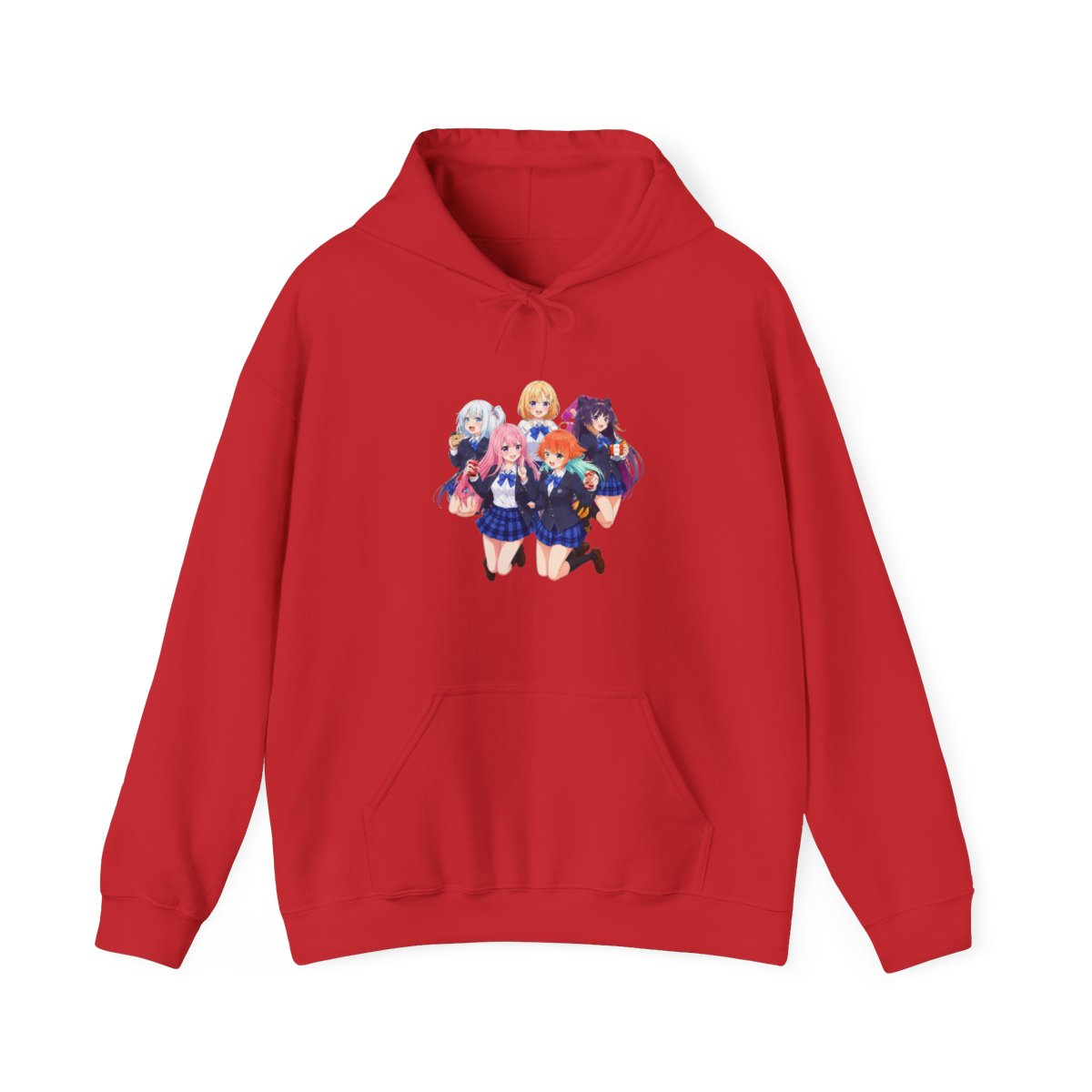 Hololive EN - All Holomyth (Gawr Gura, Watson Amelia, Takanashi Kiara, Ninomae Ina'nis and Mori Calliope) Hoodie - alternate angle 5, merchandise