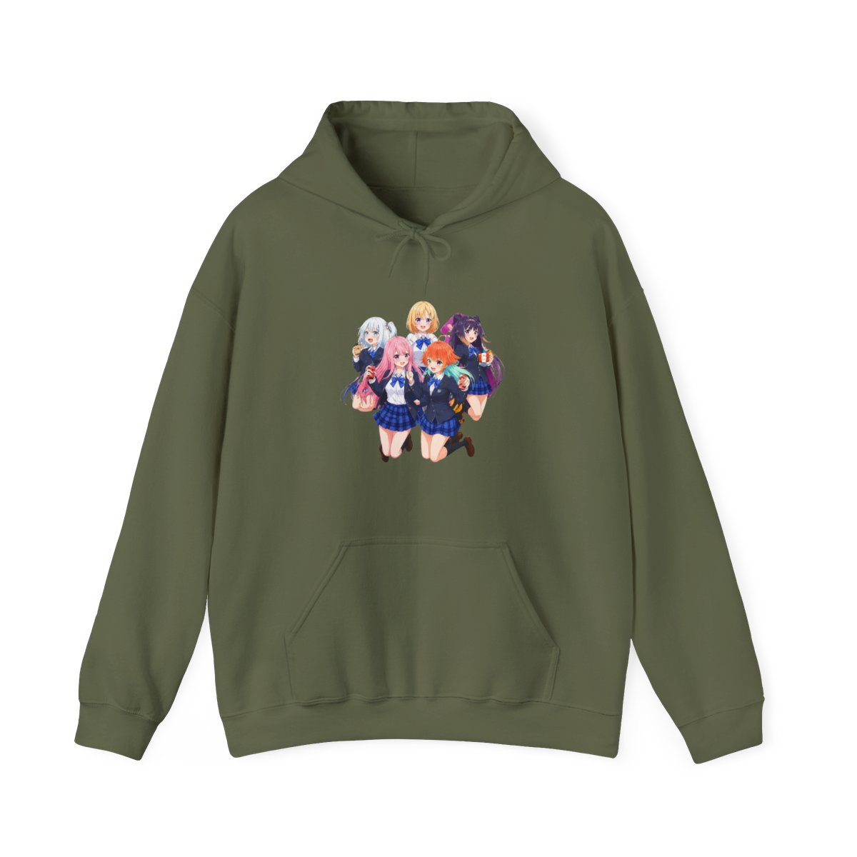 Hololive EN - All Holomyth (Gawr Gura, Watson Amelia, Takanashi Kiara, Ninomae Ina'nis and Mori Calliope) Hoodie - alternate angle 4, merchandise