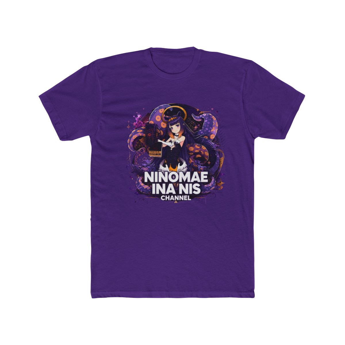 Hololive EN - Ninomae Ina'nis Channel T Shirt - alternate angle 2, merchandise