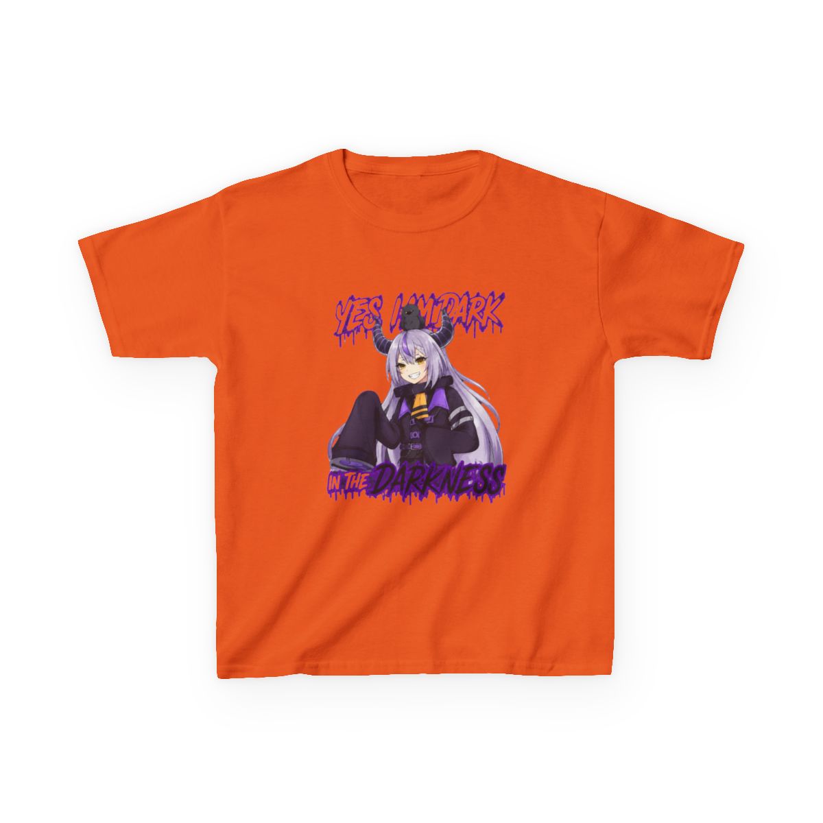 Hololive - La+ Darkness Kids T-Shirt | Hololive EN - alternate angle 4, merchandise
