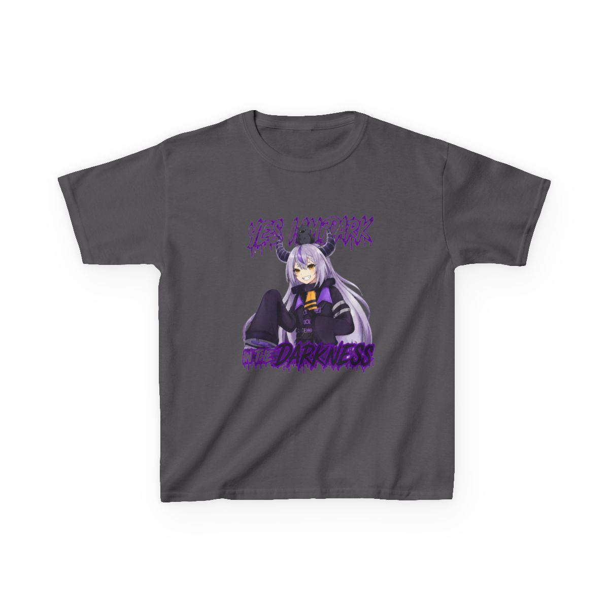 Hololive - La+ Darkness Kids T-Shirt | Hololive EN - alternate angle 5, merchandise