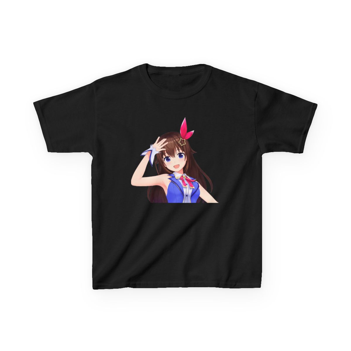 The Amelia Watson Ground Pound Kids T-Shirt | Hololive EN - alternate angle 2, merchandise