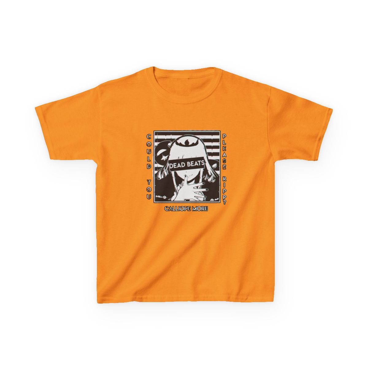 Calliope Mori Glitched Kids T-Shirt | Hololive EN - alternate angle 3, merchandise