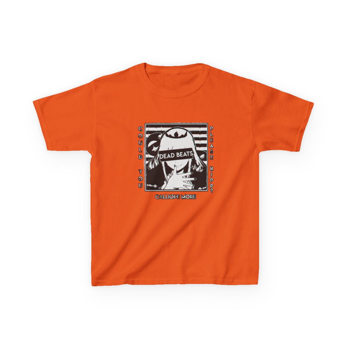 Calliope Mori Glitched Kids T-Shirt | Hololive EN - alternate angle 2, merchandise