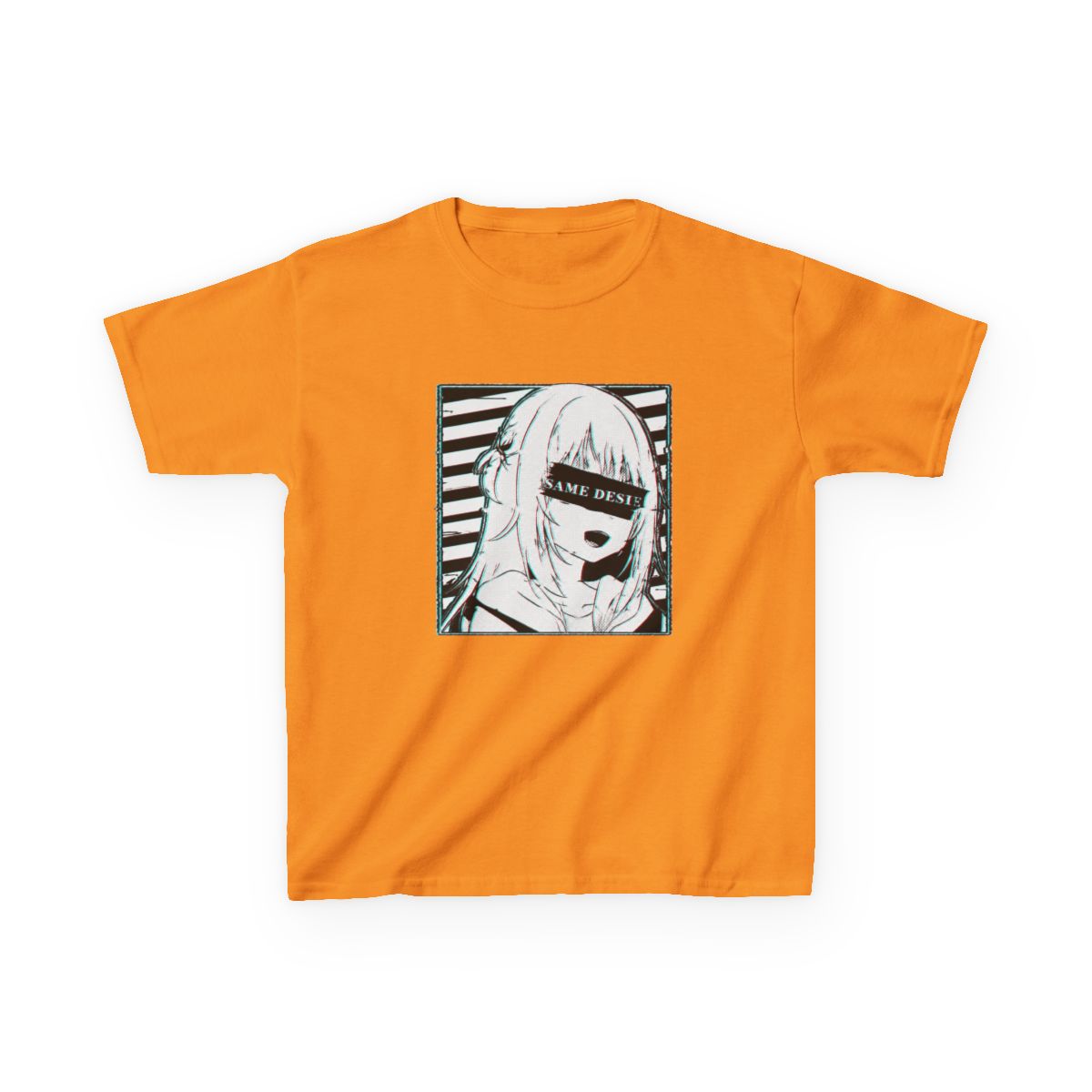 Gawr Gura Hololive En Glitched Kids T-Shirt - alternate angle 3, merchandise