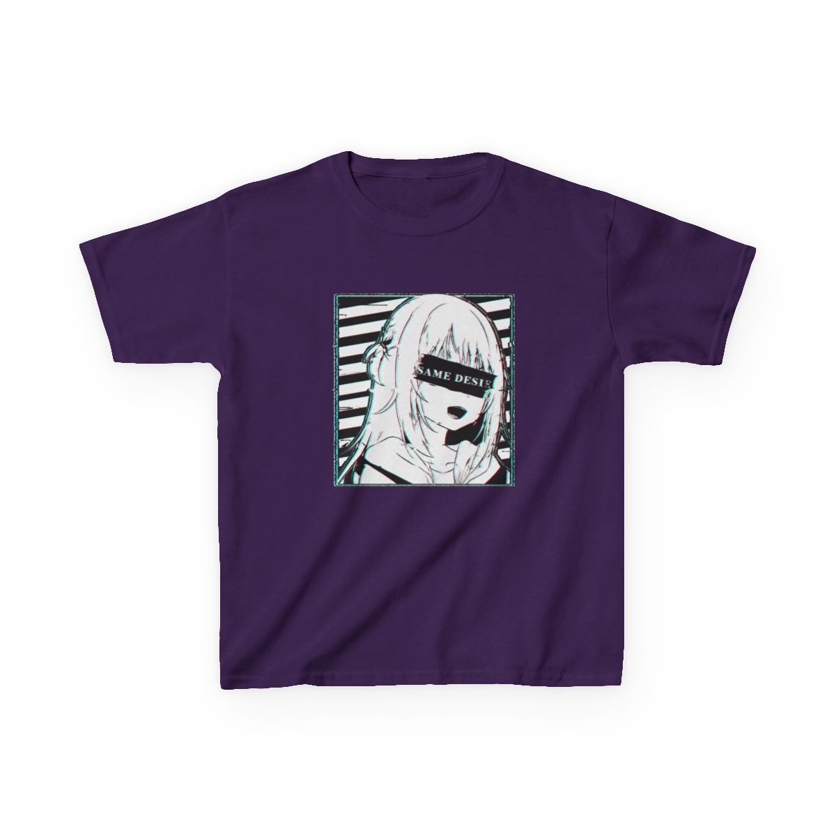 Gawr Gura Hololive En Glitched Kids T-Shirt - alternate angle 5, merchandise
