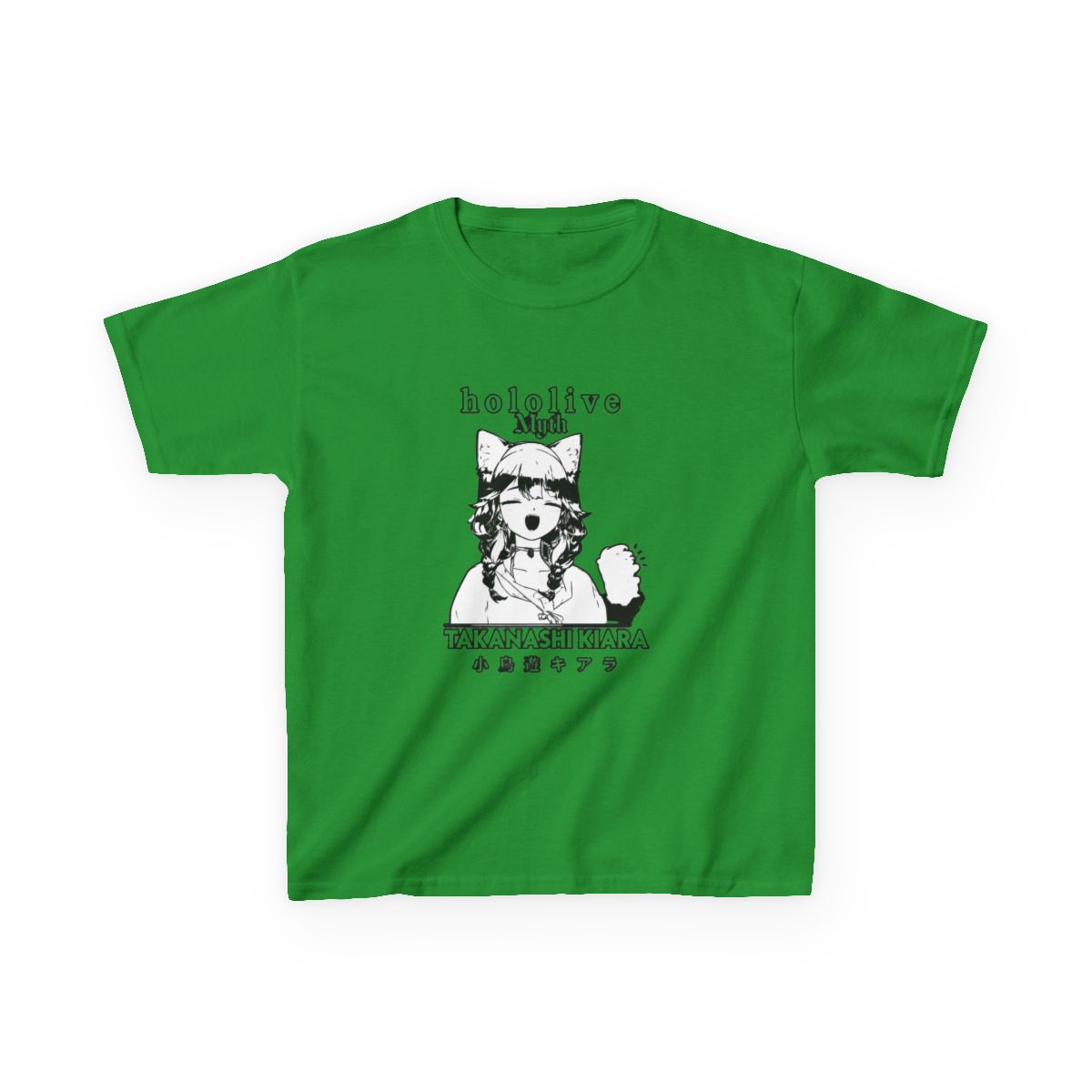 Takanashi Kiara Hololive English HoloMyth Kids T-Shirt - alternate angle 4, merchandise