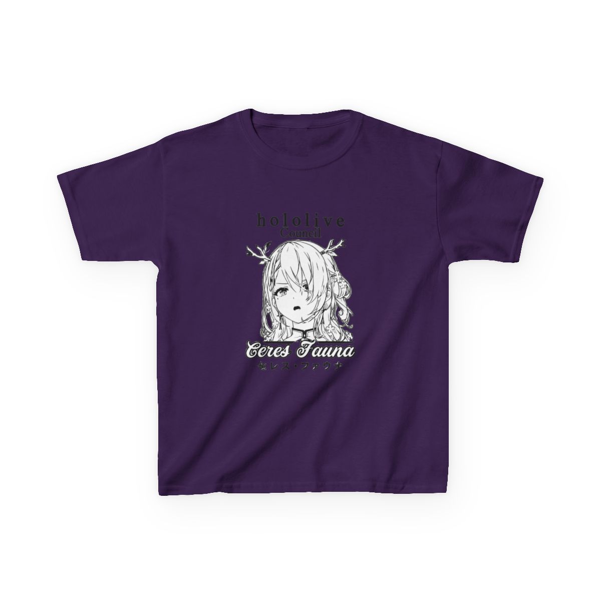 Ceres Fauna Hololive English Council Kids T-Shirt - alternate angle 3, merchandise