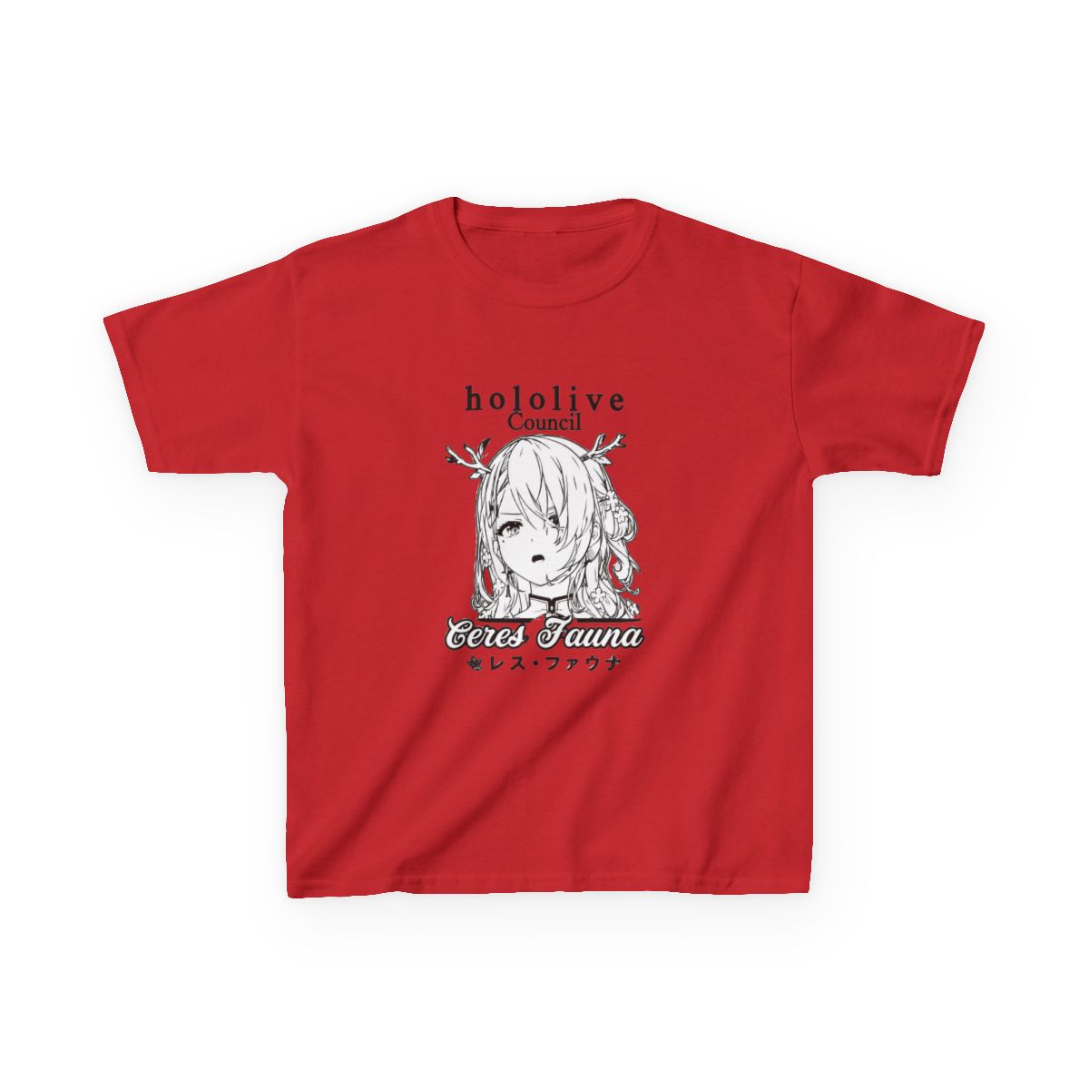 Ceres Fauna Hololive English Council Kids T-Shirt - alternate angle 4, merchandise