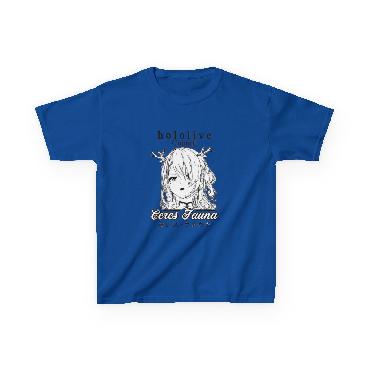 Ceres Fauna Hololive English Council Kids T-Shirt - alternate angle 3, merchandise